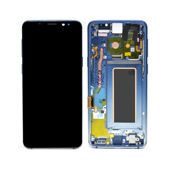 Touch+Display+Frame Samsung Galaxy S9/G960F Service Pack Blue Polaris Touch+Display+Frame Samsung Galaxy S9/G960F Service Pack Blue Polaris